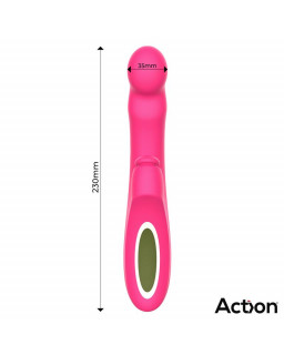 Enles Vibrador con Beating Ball Thrusting y Funcion de Calor