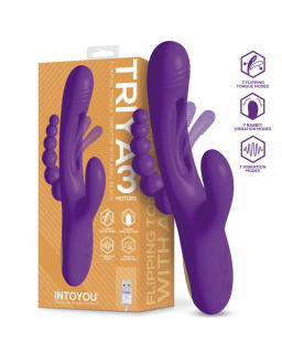 Triya Vibrador con Lengua Flipping y Cadena Anal