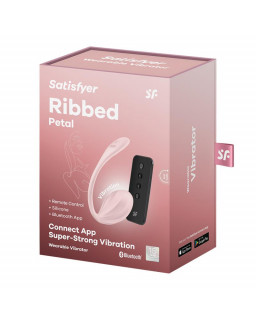 Ribbed Petal con Satisfyer Connect APP Rose