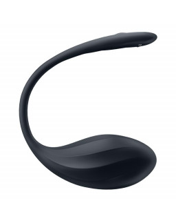 Ribbed Petal con Satisfyer Connect APP Negro