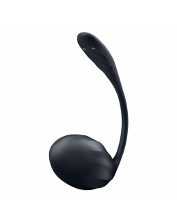 Ribbed Petal con Satisfyer Connect APP Negro