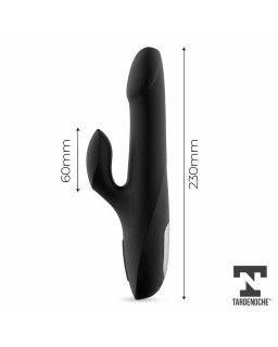 Squidy Vibrador Funcion de Movimiento Up and Down y Bolas Rotadoras USB Silicona