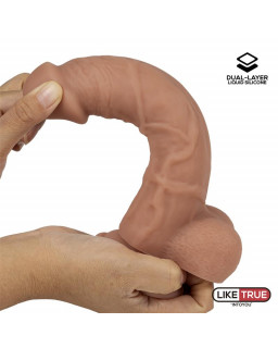 Dildo Realista Silicona Liquida Dual Layer 8