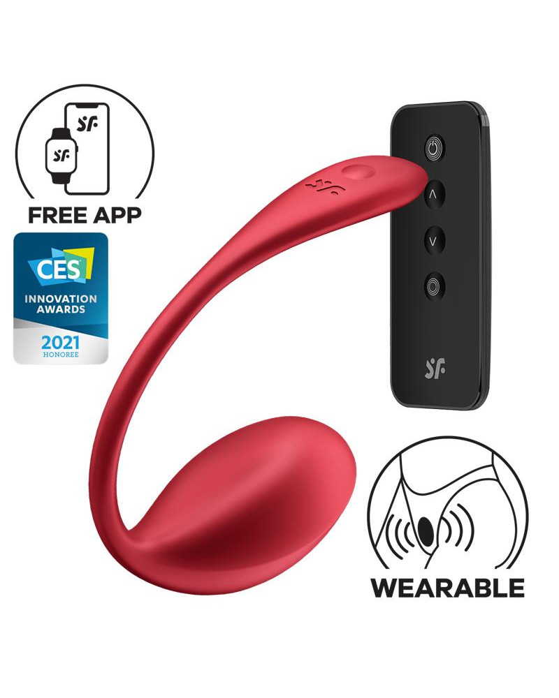 Shiny Petal con APP Satisfyer Connect Rojo