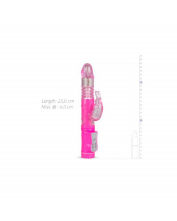 Vibrador Percutador y Bolas Rotadoras Rosa