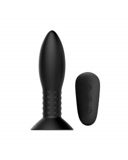 Plug Anal Inflable con Vibracion y Rotacion Control Remoto Mr Play