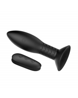 Plug Anal Inflable con Vibracion y Rotacion Control Remoto Mr Play