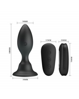 Mr Play Vibrating Anal Plug with Remote Cl50