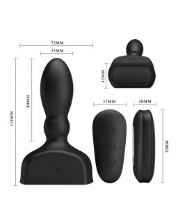 Plug Anal Inflable con Control Remoto Mr Play