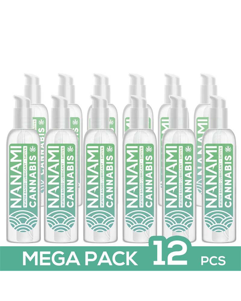 Pack de 12 Lubricante Base Agua Cannabis 150 ml