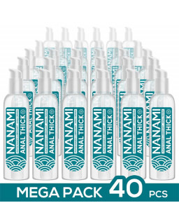 Pack de 40 Lubricante Anal Base Agua Alta Densidad 150 ml