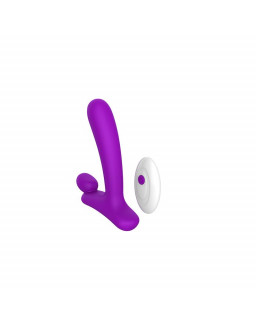 Horny Hunter Plug Anal con Vibracion y Control Remoto Silicona Liquida USB