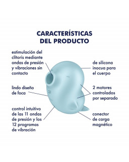 Sassy Seal Succionador de Clitoris con Vibracion