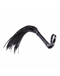 Flogger con Mango Brillante 44 cm Negro