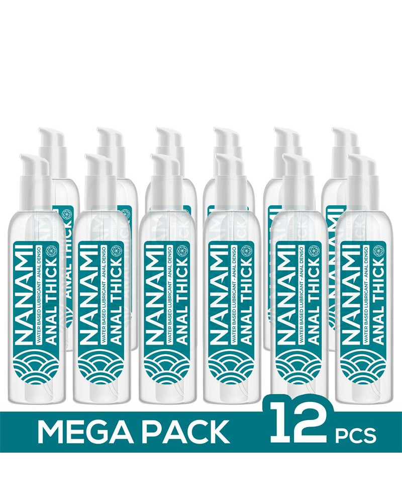 Pack de 12 Lubricante Anal Base Agua Alta Densidad 150 ml