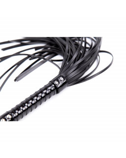 Flogger con Mango Brillante 44 cm Negro