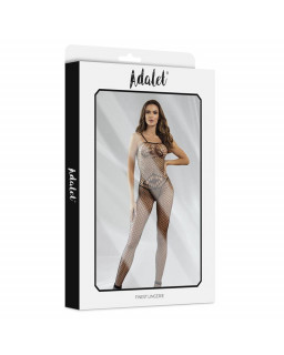 Katia Bodystocking de Rejilla con Patrones Geometricos