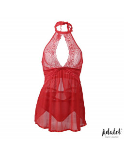 Nova Babydoll y Tanga Rojo