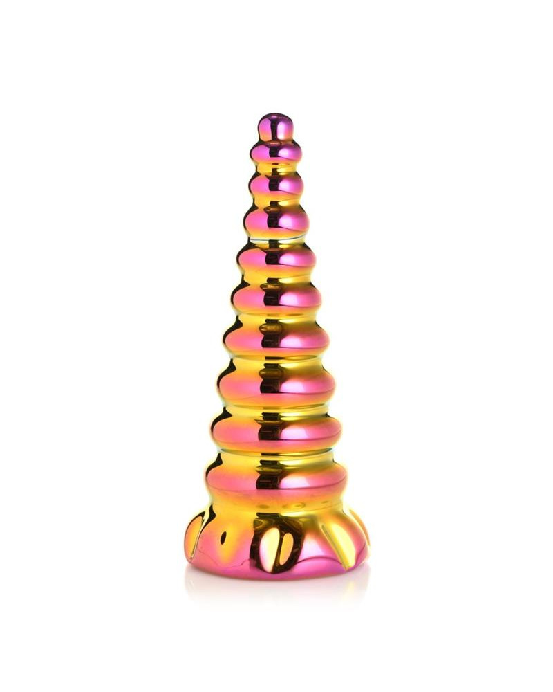 Dildo de Vidro de Borosilicato Twilinght Rainbow