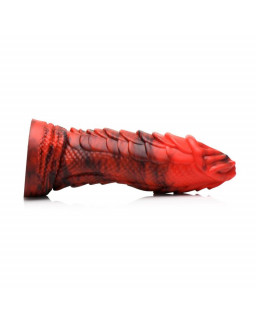 Fire Dragon Red Scaly Dildo Dragon