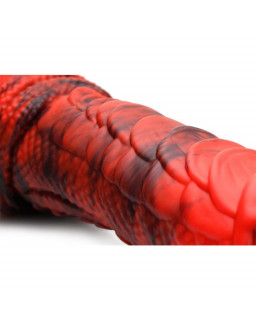 Fire Dragon Red Scaly Dildo Dragon