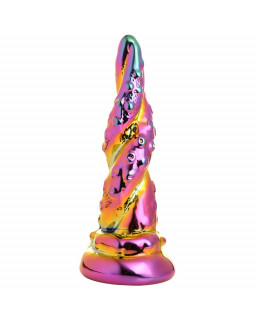 Dildo de Vidrio borosilicato Enchanting Rainbow