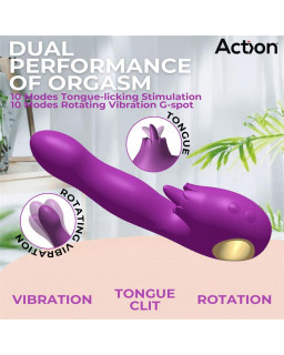 Toka Vibrador con Oscilacion 360º y Lengua Estimuladora