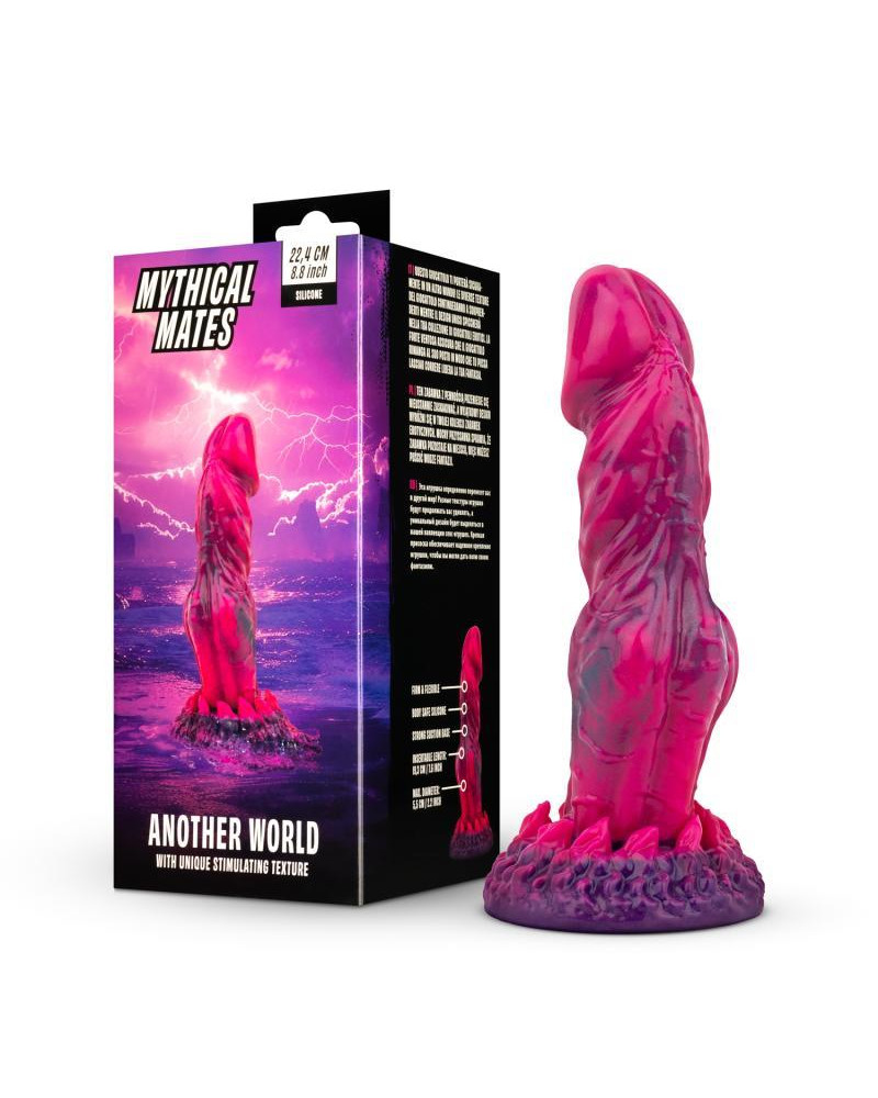 Dildo Another World Rosa y Purpura 224 cm 88