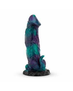 Dildo Dragonfly Purpura y Verde 226 cm 89