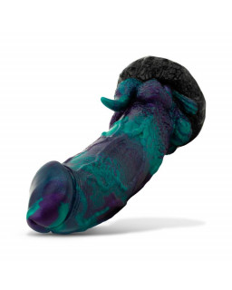 Dildo Dragonfly Purpura y Verde 226 cm 89