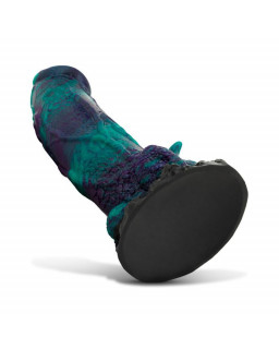 Dildo Dragonfly Purpura y Verde 226 cm 89