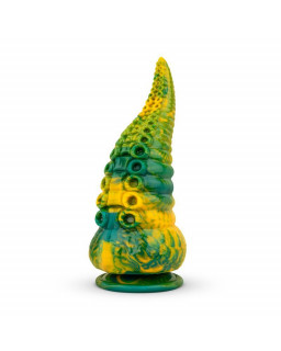 Dildo Tentacle Delight Verde y Amarillo 224 cm 88