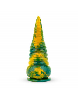 Dildo Tentacle Delight Verde y Amarillo 224 cm 88