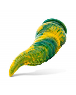 Dildo Tentacle Delight Verde y Amarillo 224 cm 88