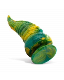 Dildo Tentacle Delight Verde y Amarillo 224 cm 88