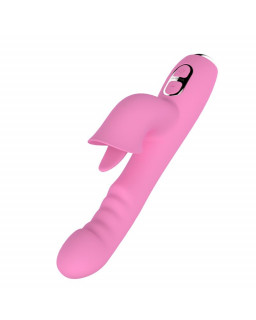 T May Vibrador con Empuje y Movimiento Swing