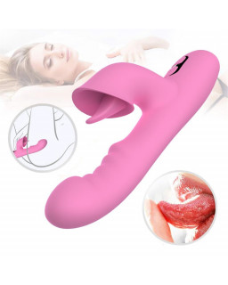 T May Vibrador con Empuje y Movimiento Swing