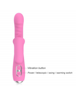 T May Vibrador con Empuje y Movimiento Swing