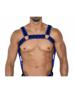 H4RNESS05 Arnes de Pecho Neon Azul Electrico Talla unica