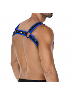 H4RNESS05 Arnes de Pecho Neon Azul Electrico Talla unica