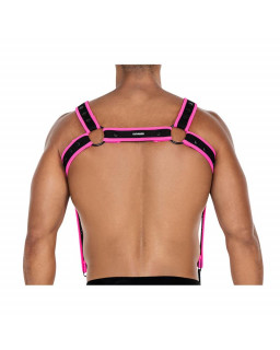 H4RNESS05 Arnes de Pecho Neon Rosa Talla unica