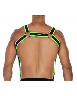 H4RNESS05 Arnes de Pecho Neon Verde Talla unica