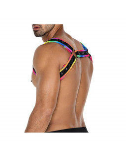 H4RNESS05 Arnes de Pecho Neon MultiColor Talla unica