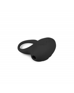 Anillo para Pene con Vibracion Silicona Negro