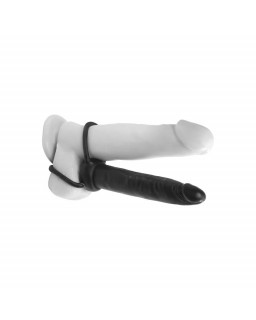 Dildo Anal Double Trouble Color Negro