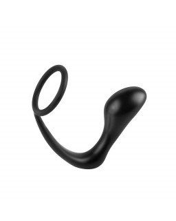 Estimulador Anal Ass Gasm Cockring Plug Color Negro