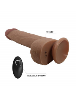 Tommy Dildo Realista con Vibracion y Thrusting con Contorl Remoto