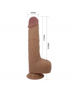 Tommy Dildo Realista con Vibracion y Thrusting con Contorl Remoto