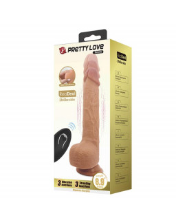 Tommy Dildo Realista con Vibracion y Thrusting con Contorl Remoto