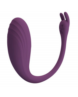 Catalina Huevo Vibrador con APP Purpura